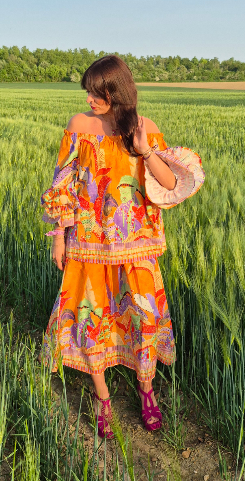 Jupe Ocre
