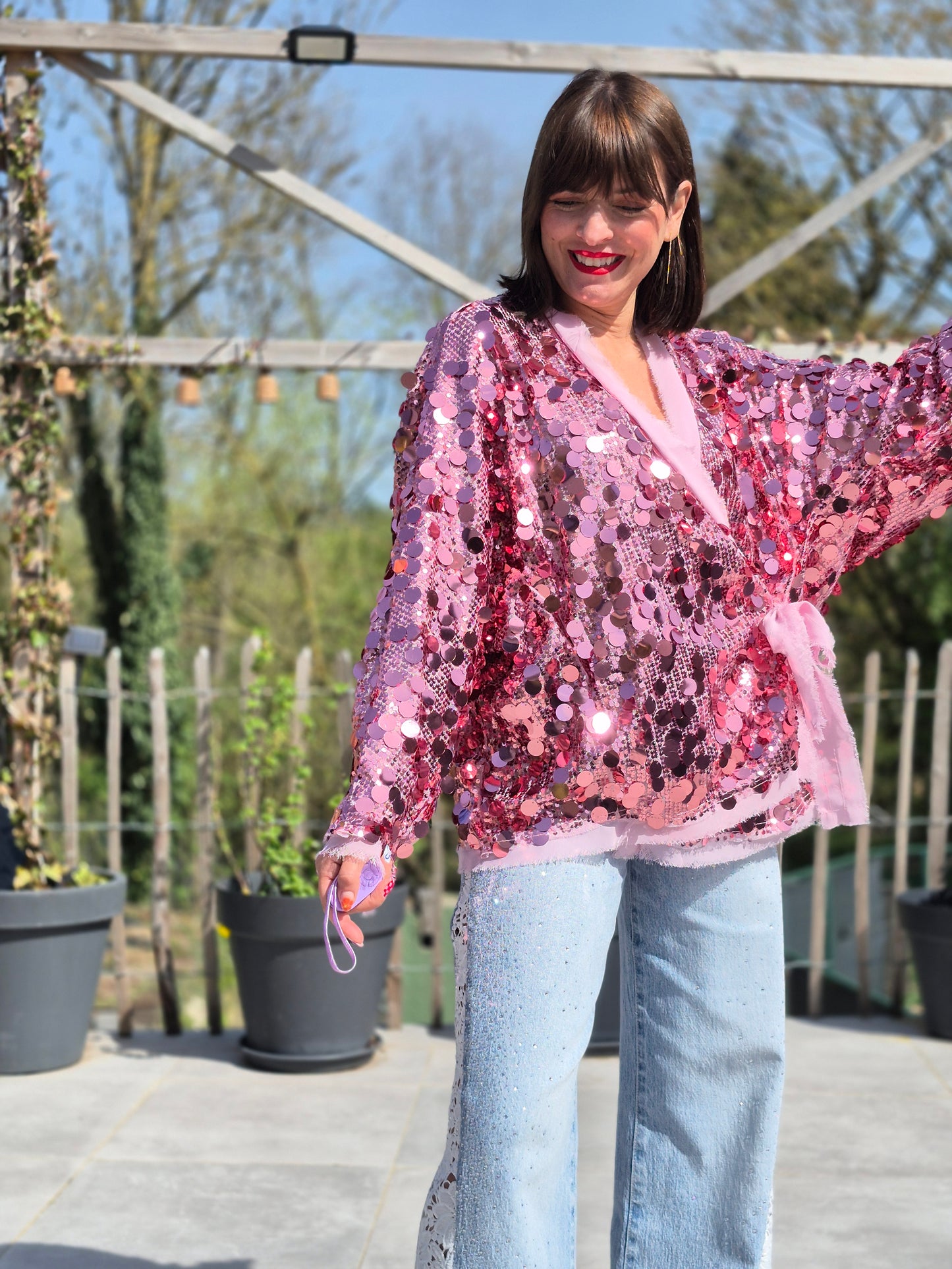 Kimono Candy Rose