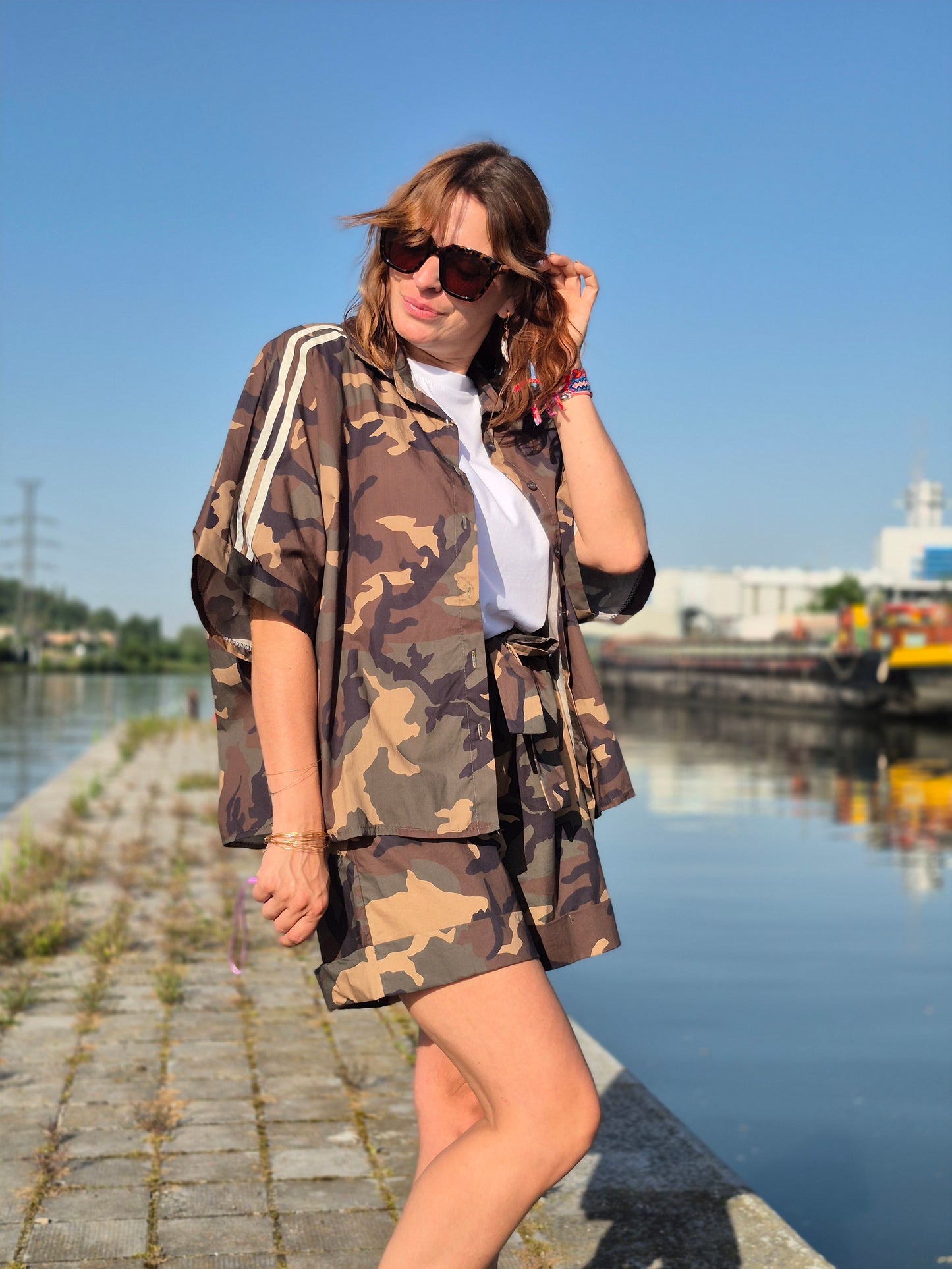 Chemisier Camo